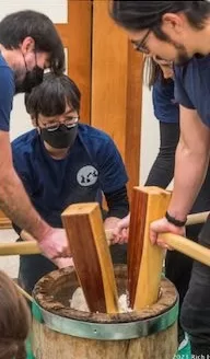 Mochi pounding